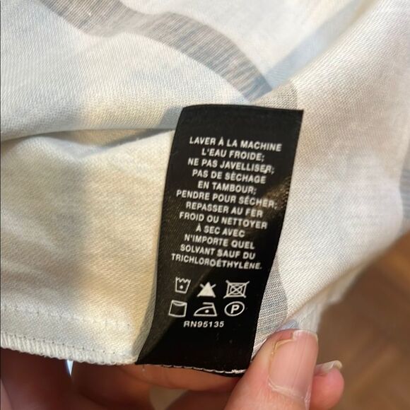 Lafayette 148 100% Cotton Patterned Blue White Button Up Fall Winter Shirt - Picture 12 of 12